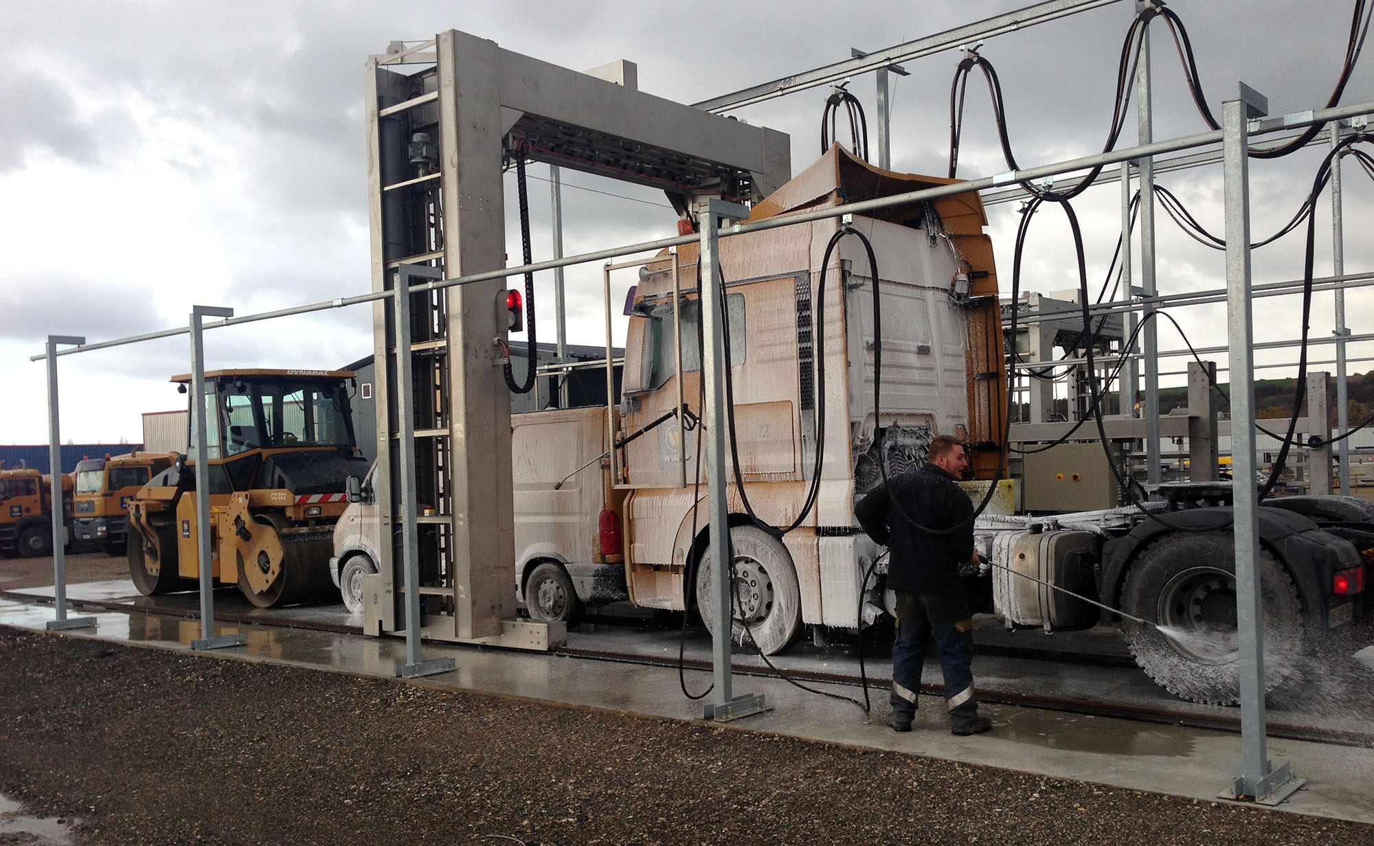 Station de lavage extérieur camion poids lourd VicOsc Mobile 1 - TEC Concept Ghislenghien